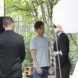 Dan et Louis on set